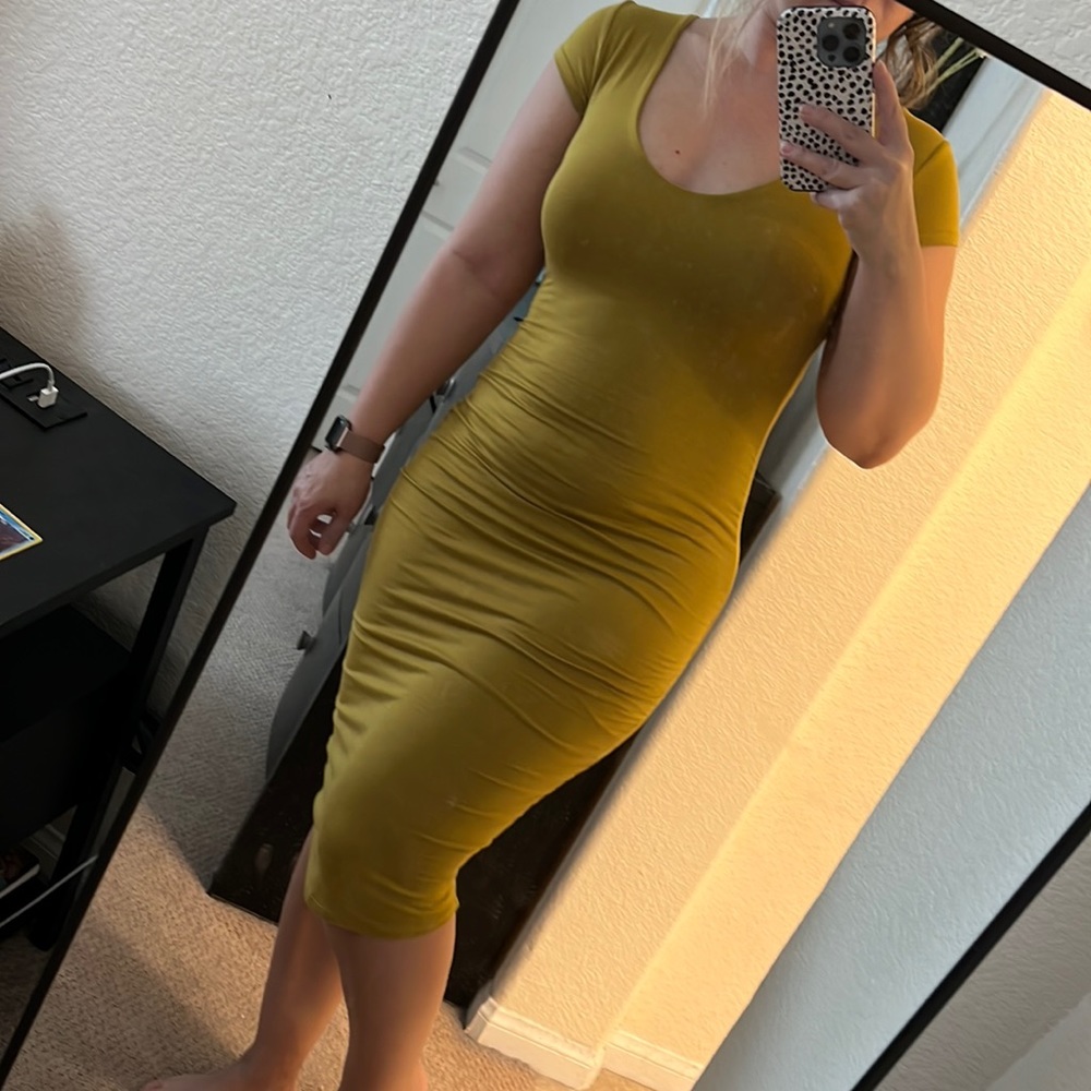 NWT mustard yellow dress